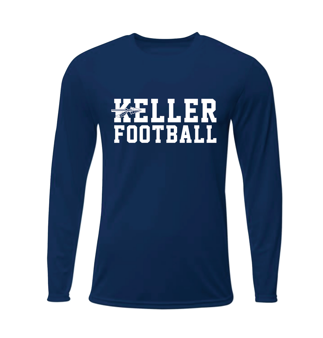 Victory LS DriFit Tee in Navy