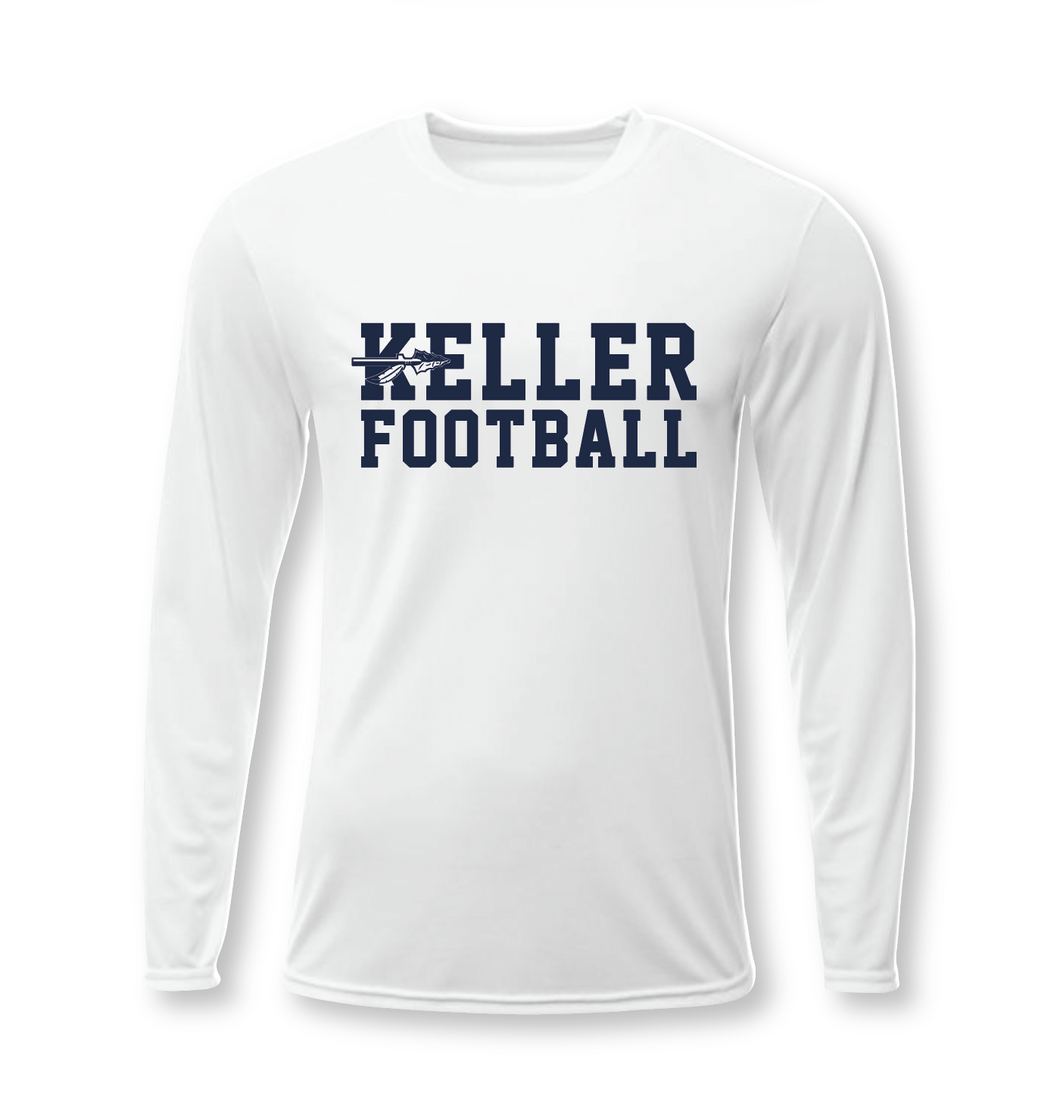 Victory LS DriFit Tee in White