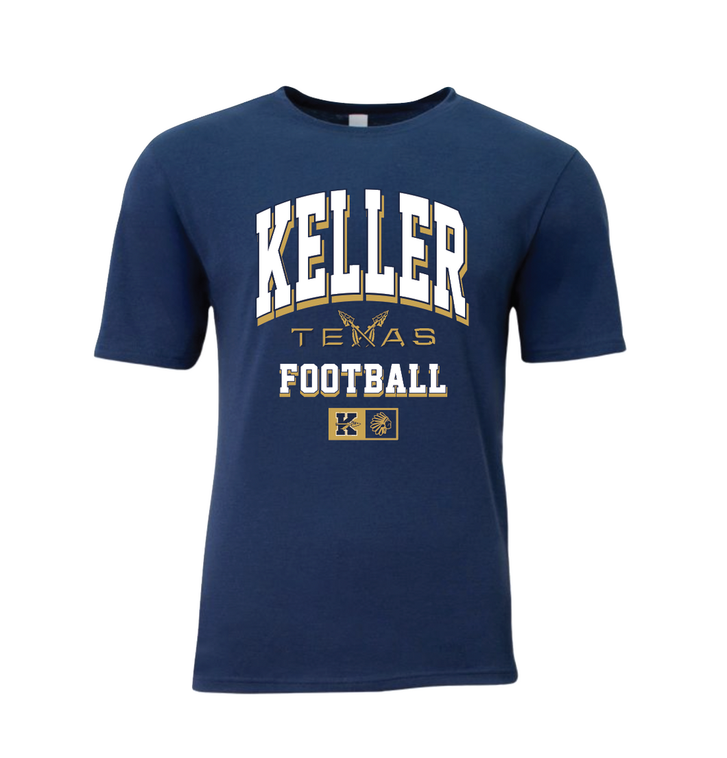 GridIron Arch SS DriFit Tee in Navy
