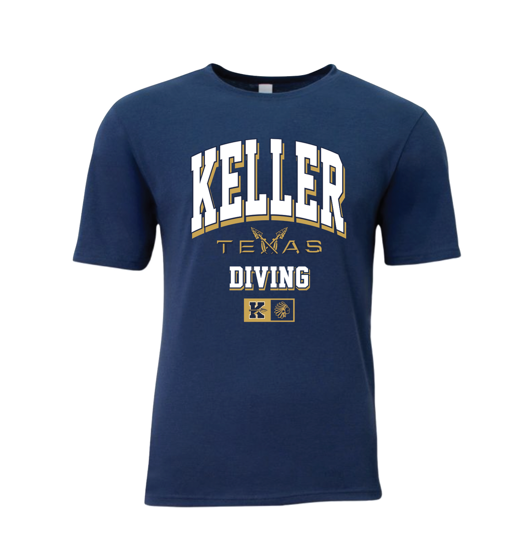 From The Top SS DriFit Tee in Navy