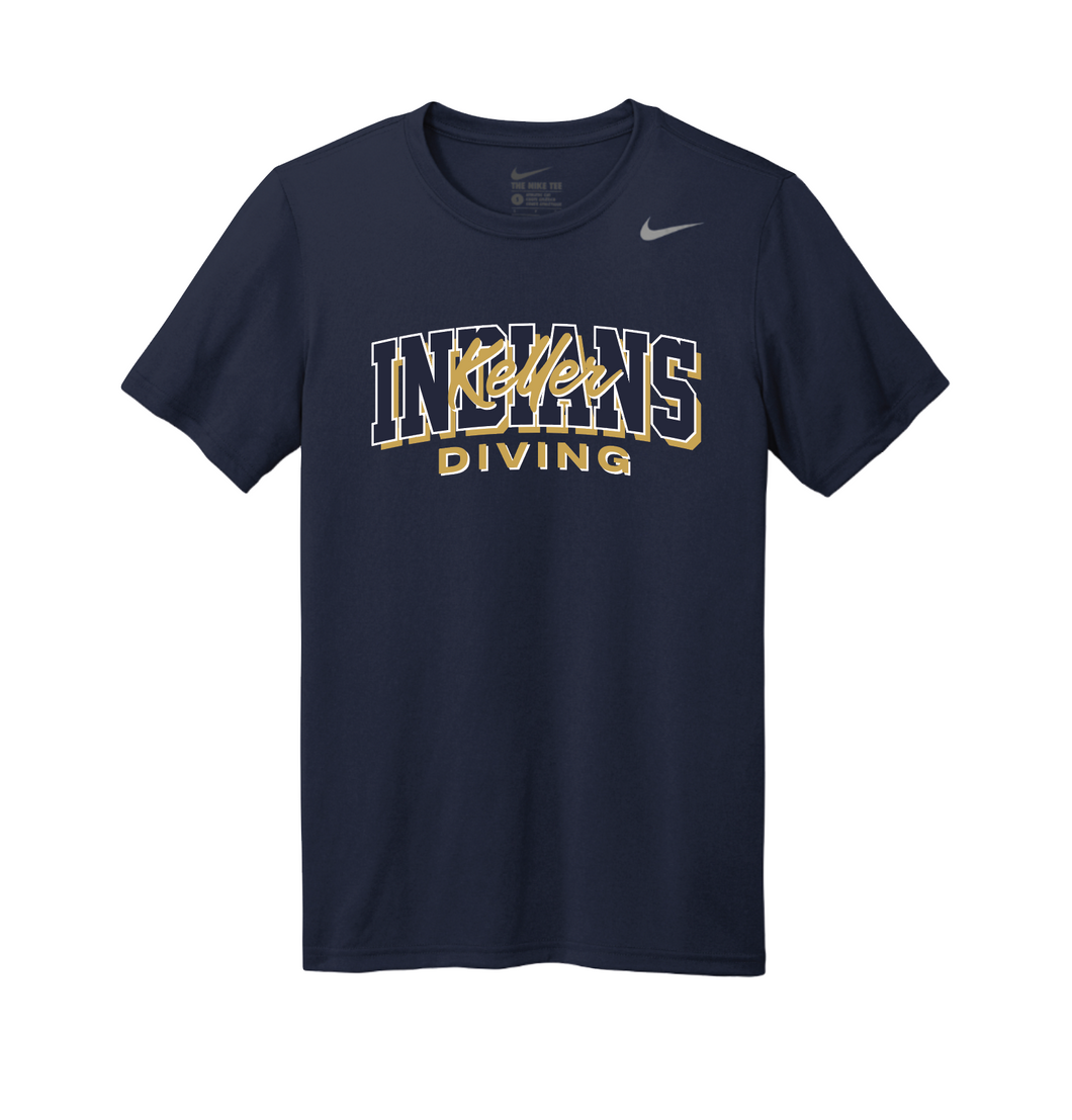 Pike SS Unisex DriFit Tee in Navy by Nike
