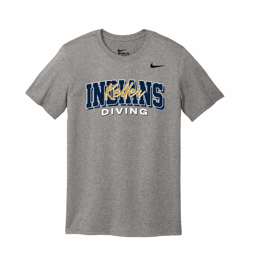 Pike SS Unisex DriFit Tee in Grey Htr by Nike