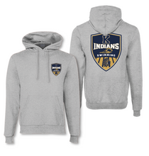 Load image into Gallery viewer, Starting Blocks PO Hoodie by Champion in Grey Htr

