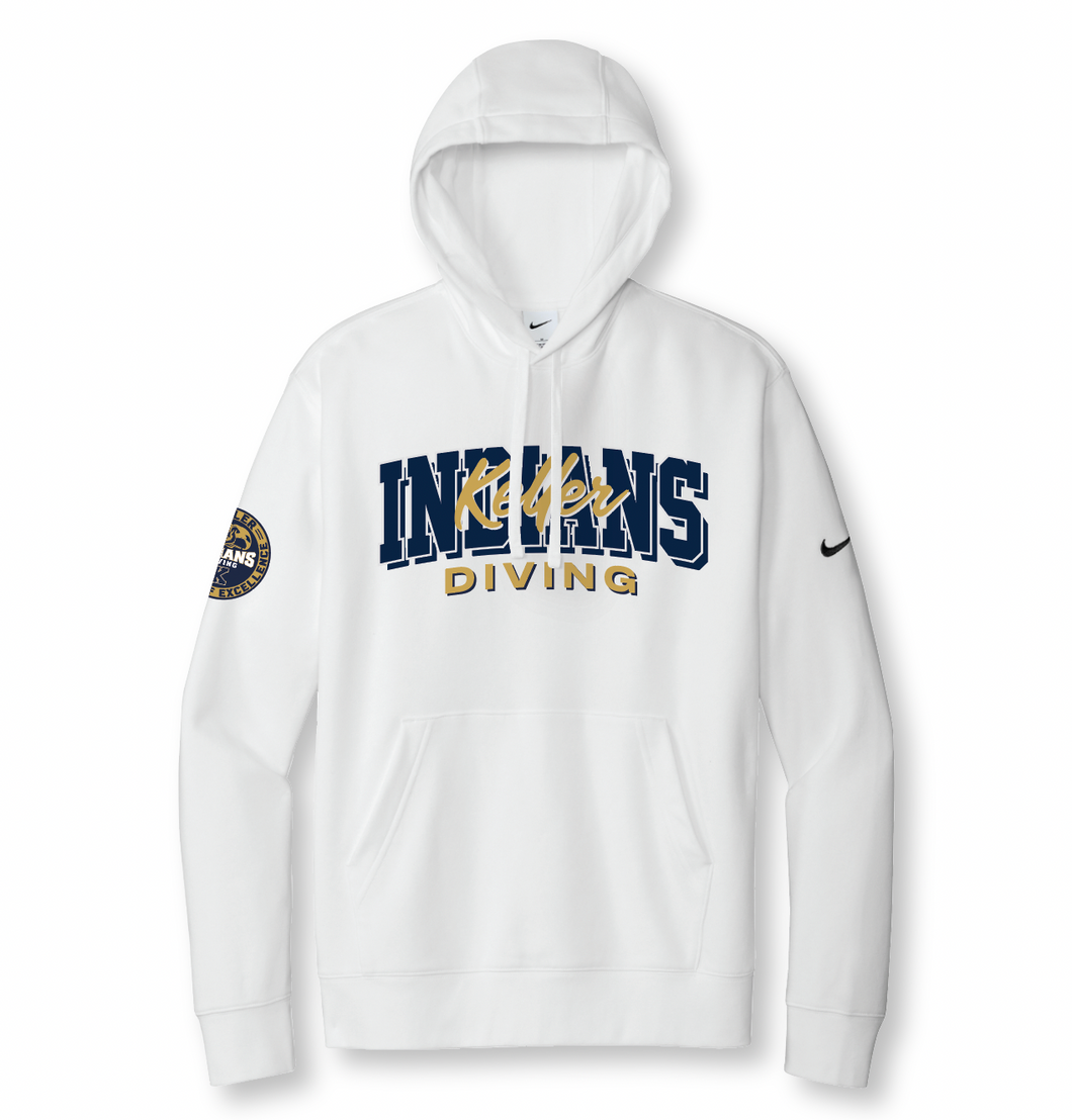 Pike PO Hoodie in White by Nike