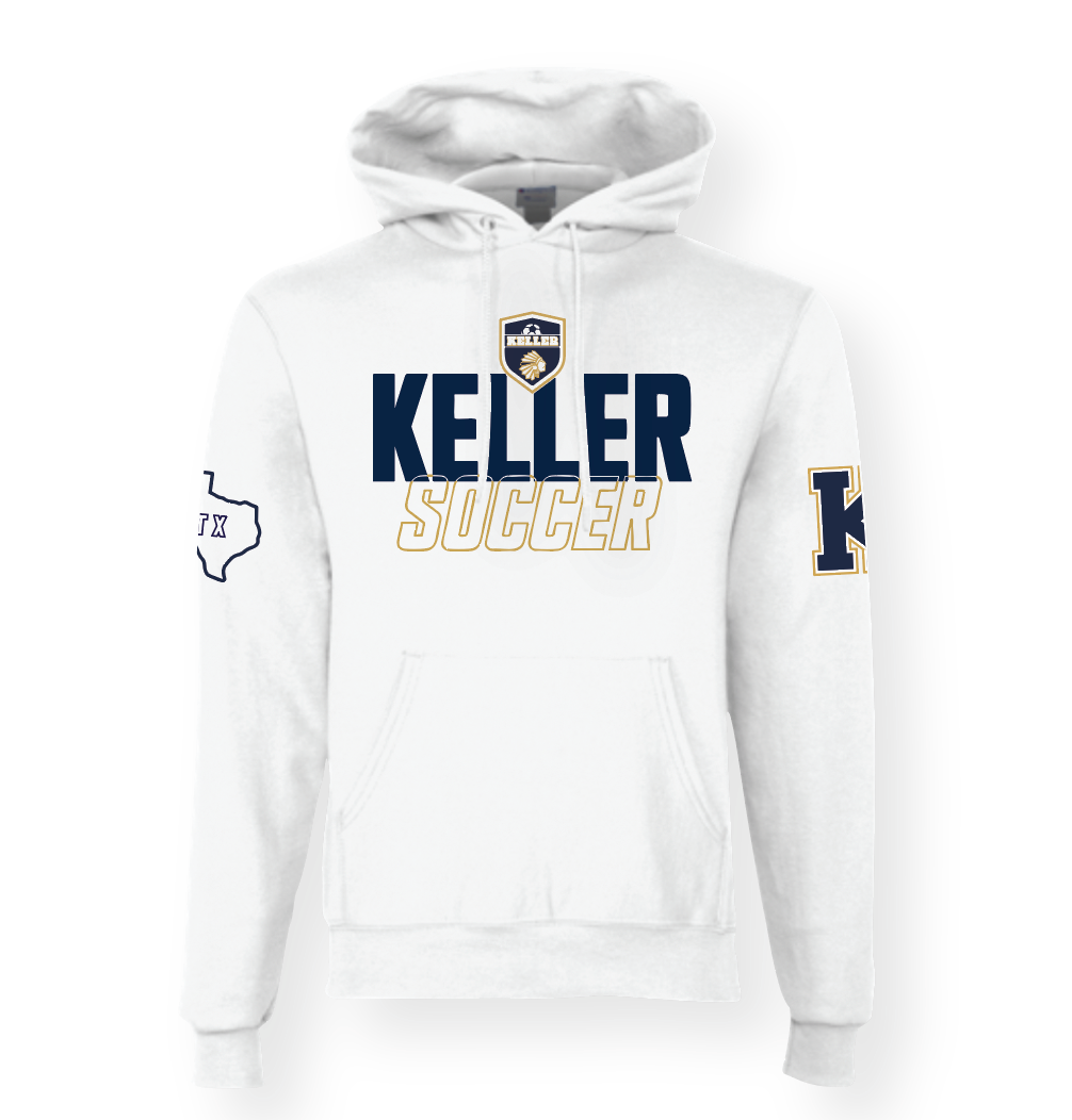 In Training Soccer PO Hoodie by Champion in White