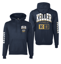 Load image into Gallery viewer, On The Pitch PO Hoodie by Champion in Navy
