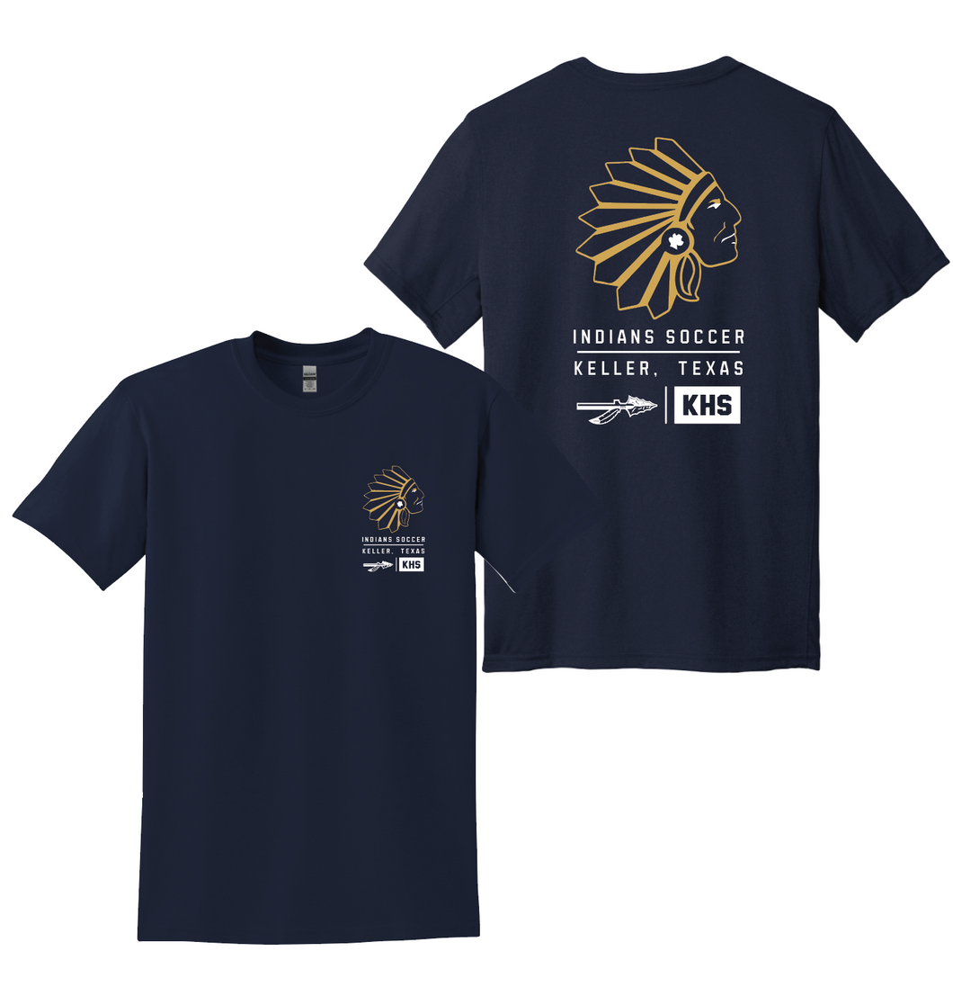 Megged SS Tee in Navy