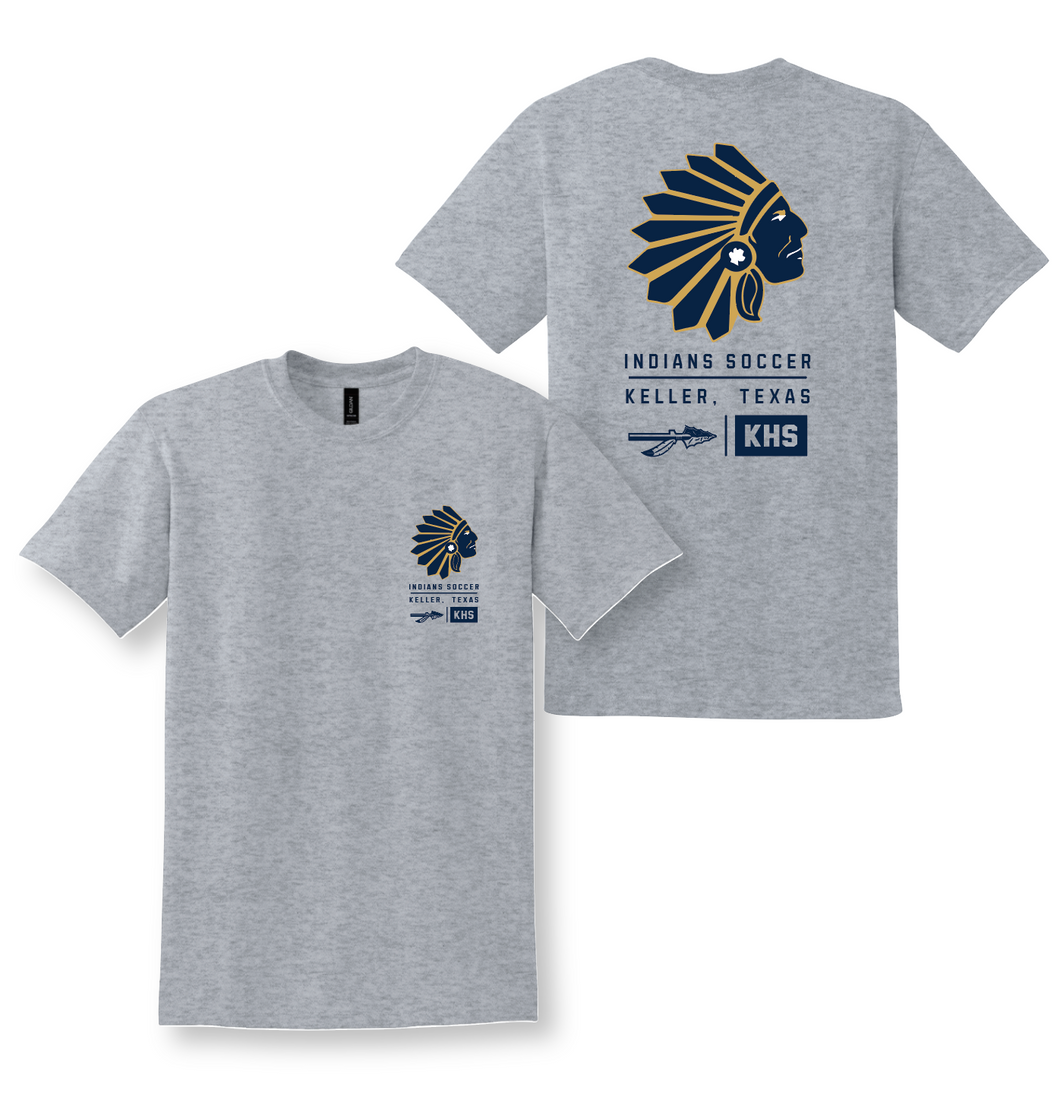 Megged SS Tee in Grey Htr