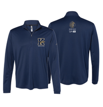 Load image into Gallery viewer, K-Stack Soccer Lightweight DriFit 1/4 Zip in Navy by adidas
