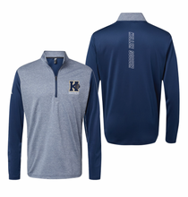 Load image into Gallery viewer, K-Stack Soccer Blocker Lightweight 1/4 Zip in Navy Htr/Navy by adidas

