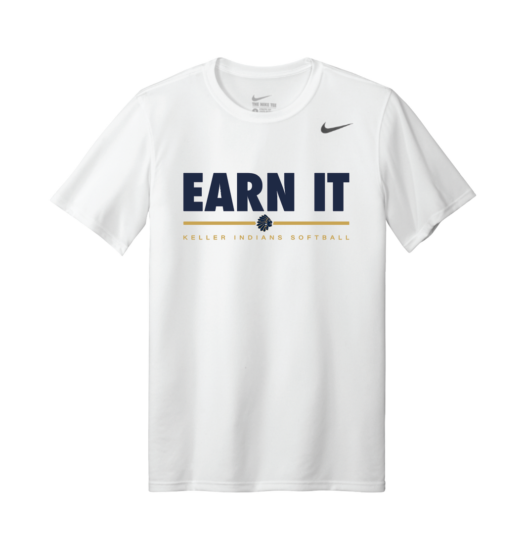 SB Just EARN IT SS Unisex DriFit Tee in White by Nike