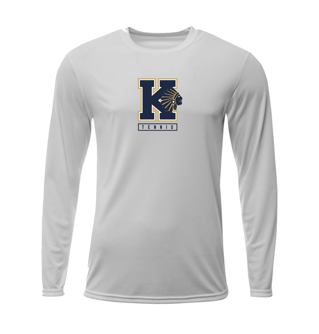 TNNS K-Strong LS DriFit Tee in Lt Grey