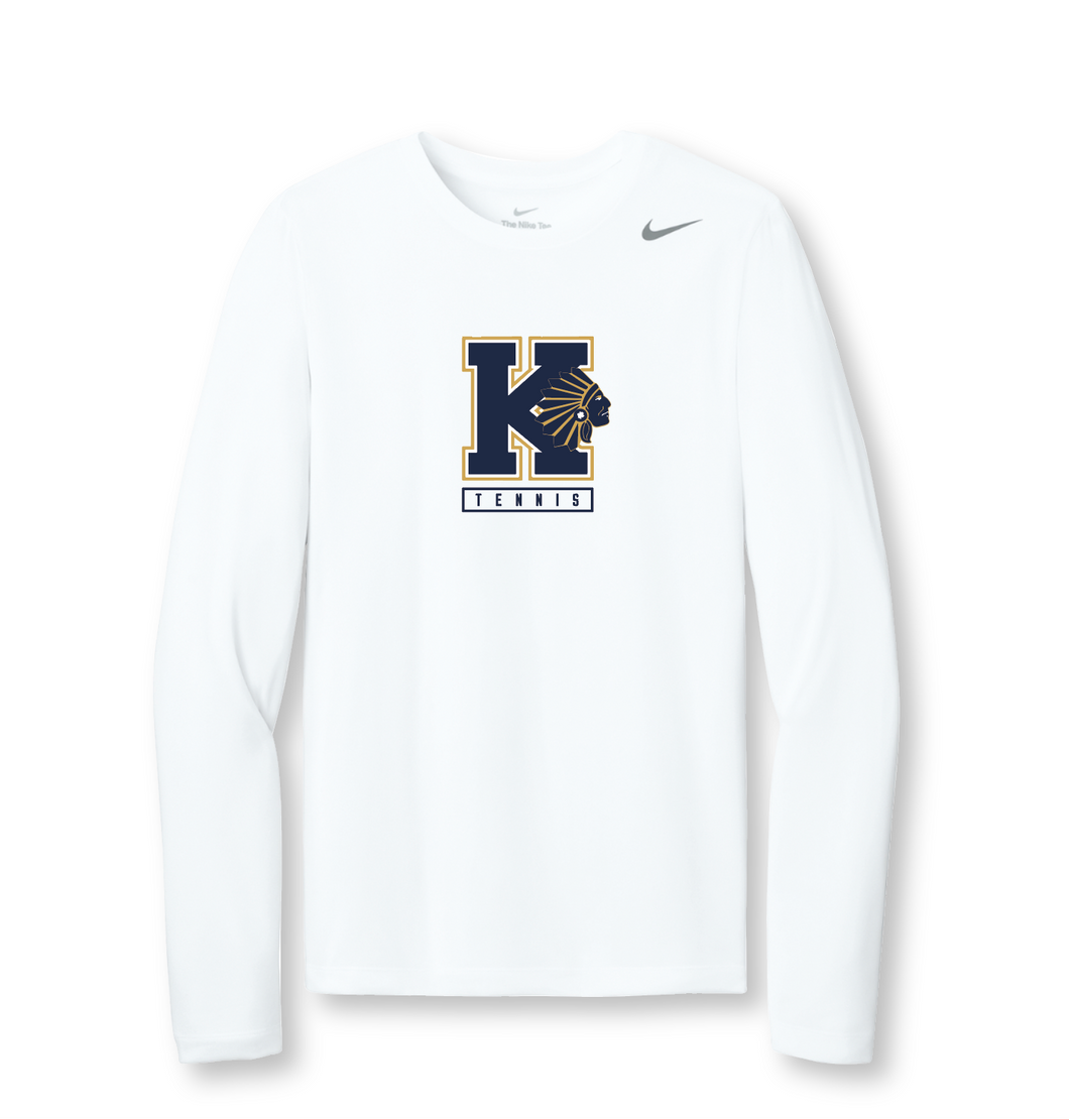TNNS K-Strong LS Unisex DriFit Tee in White by Nike