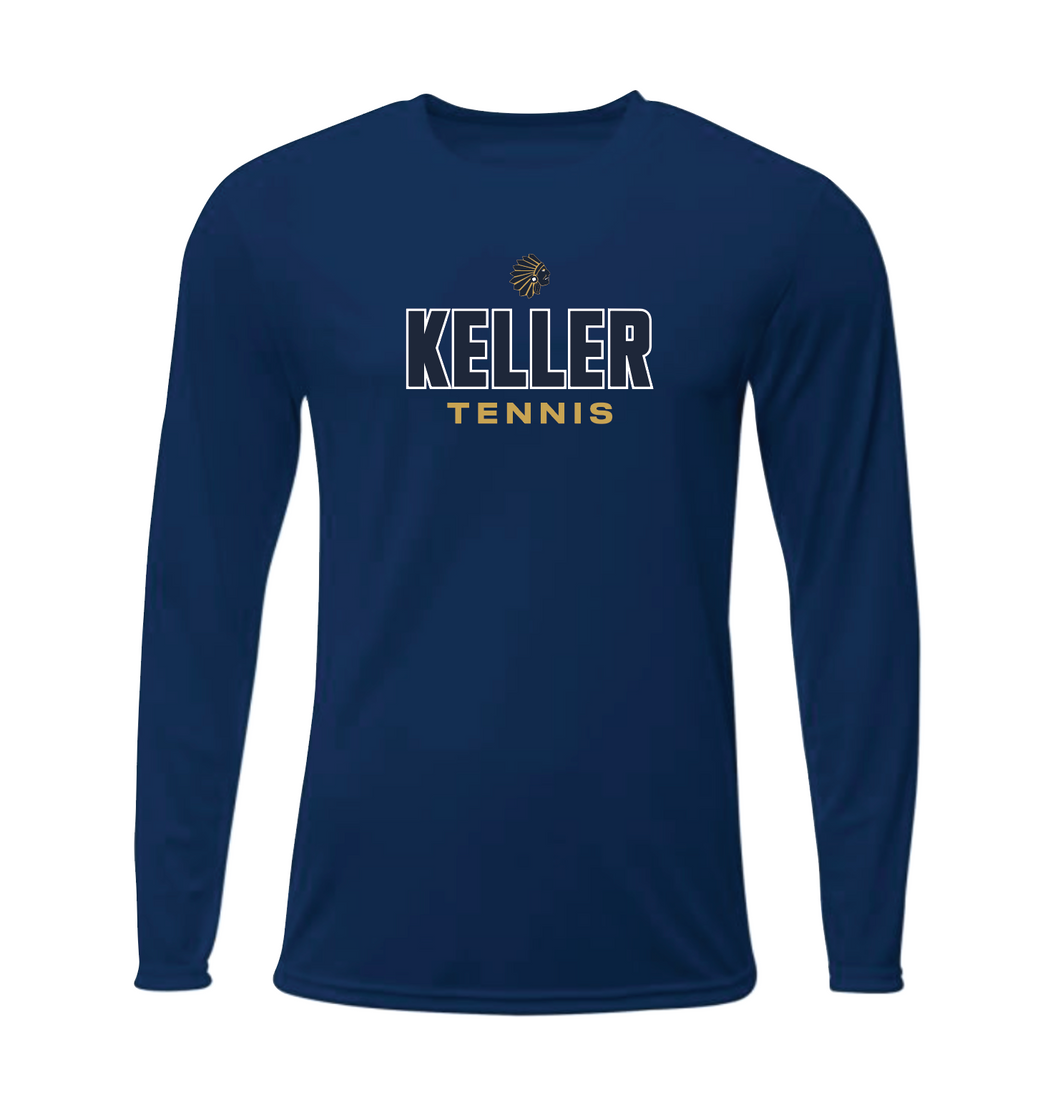 *OFFICIAL TNNS Major LS DriFit Tee in Navy