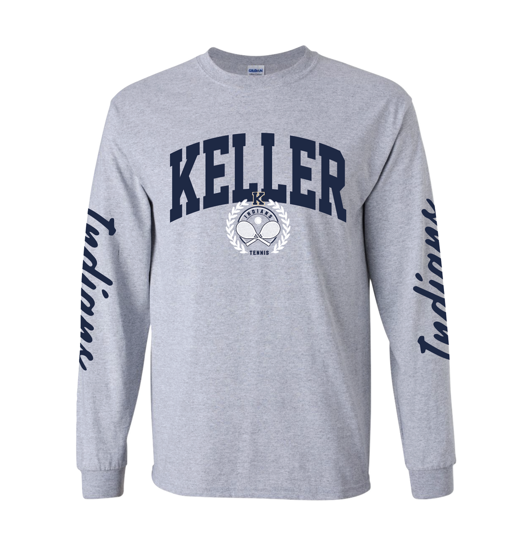 TNNS Tour LS Tee in Grey Htr