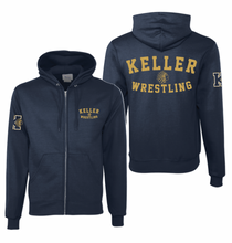 Load image into Gallery viewer, Triumph Full-zip Hoodie by Champion in Navy
