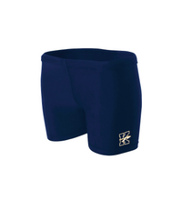 Load image into Gallery viewer, K-Spear Womens Practice 4" Compression Shorts in Navy
