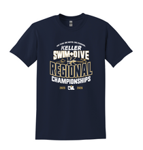 Load image into Gallery viewer, SWIM-DIVE REGIONALS SS Tee in Navy
