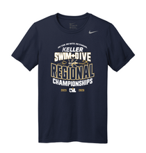 Load image into Gallery viewer, SWIM-DIVE REGIONALS SS Unisex DriFit Tee in Navy by Nike
