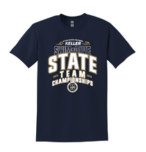 Load image into Gallery viewer, SWIM-DIVE Going To STATE SS Tee in Navy
