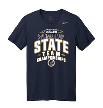 Load image into Gallery viewer, SWIM-DIVE Going To STATE SS Unisex DriFit Tee in Navy by Nike
