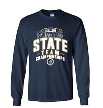 Load image into Gallery viewer, SWIM-DIVE Going To STATE LS Tee in Navy
