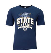 Load image into Gallery viewer, SWIM-DIVE Going To STATE SS DriFit Tee in Navy

