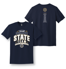 Load image into Gallery viewer, SWIM-DIVE Going To STATE SS Tee in Navy
