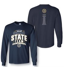 Load image into Gallery viewer, SWIM-DIVE Going To STATE LS Tee in Navy
