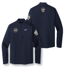 Load image into Gallery viewer, SWIM TEAM Going To STATE DriFit 1/2 Zip by Nike in Navy
