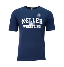 Load image into Gallery viewer, WRESTLE- GIRLS Practice SS DriFit Tee in Navy
