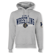 Load image into Gallery viewer, GIRLS Over-Under Oversized PO Hoodie in Grey Htr
