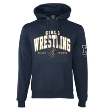 Load image into Gallery viewer, GIRLS Over-Under Oversized PO Hoodie in Navy
