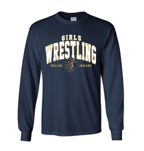 Load image into Gallery viewer, GIRLS Over-Under LS Tee in Navy
